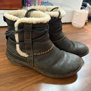 Australian ugg genuine lamb leather shearling boots